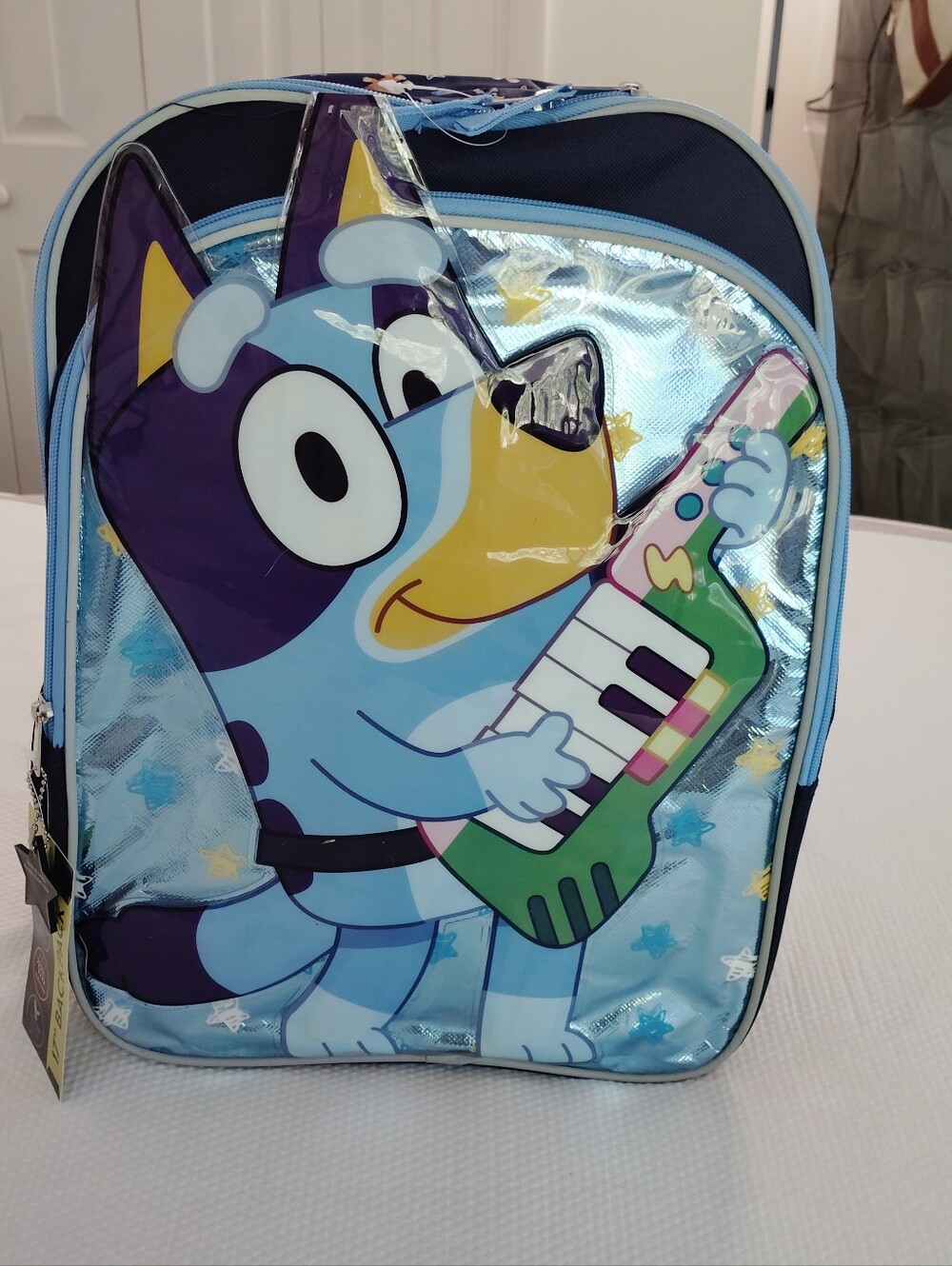 Bluey Rock Star 17" Backpack Blue .